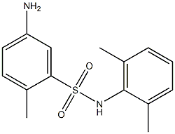 5-amino-N-(2,6-dimethylphenyl)-2-methylbenzene-1-sulfonamide Struktur