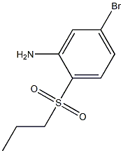 5-bromo-2-(propylsulfonyl)aniline Struktur