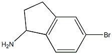 5-bromo-2,3-dihydro-1H-inden-1-ylamine Struktur