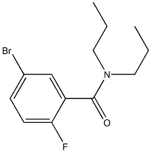 5-bromo-2-fluoro-N,N-dipropylbenzamide Struktur