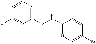 5-bromo-N-[(3-fluorophenyl)methyl]pyridin-2-amine Struktur