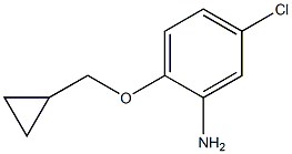 5-chloro-2-(cyclopropylmethoxy)aniline Struktur