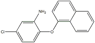 5-chloro-2-(naphthalen-1-yloxy)aniline Struktur