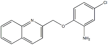 5-chloro-2-(quinolin-2-ylmethoxy)aniline Struktur