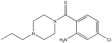 5-chloro-2-[(4-propylpiperazin-1-yl)carbonyl]aniline Struktur