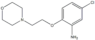 5-chloro-2-[2-(morpholin-4-yl)ethoxy]aniline Struktur