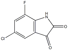 5-chloro-7-fluoro-1H-indole-2,3-dione Struktur