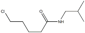 5-chloro-N-(2-methylpropyl)pentanamide Struktur