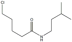 5-chloro-N-(3-methylbutyl)pentanamide Struktur