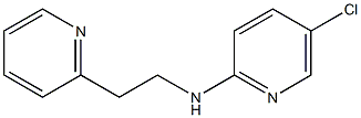 5-chloro-N-[2-(pyridin-2-yl)ethyl]pyridin-2-amine Struktur