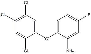 5-fluoro-2-(2,4,5-trichlorophenoxy)aniline Struktur