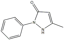 5-methyl-2-phenyl-2,3-dihydro-1H-pyrazol-3-one Struktur