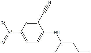 5-nitro-2-(pentan-2-ylamino)benzonitrile Struktur