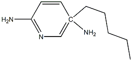 5-N-pentylpyridine-2,5-diamine Struktur