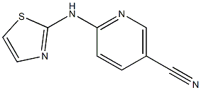 6-(1,3-thiazol-2-ylamino)nicotinonitrile Struktur