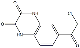 6-(2-chloroacetyl)-1,2,3,4-tetrahydroquinoxaline-2,3-dione Struktur