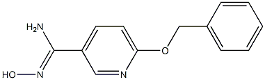 6-(benzyloxy)-N'-hydroxypyridine-3-carboximidamide Struktur