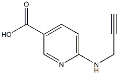 6-(prop-2-yn-1-ylamino)pyridine-3-carboxylic acid Struktur