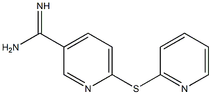 6-(pyridin-2-ylsulfanyl)pyridine-3-carboximidamide Struktur