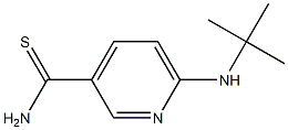 6-(tert-butylamino)pyridine-3-carbothioamide Struktur