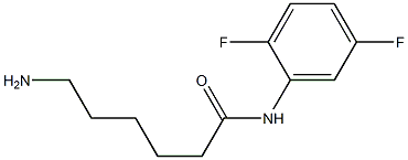 6-amino-N-(2,5-difluorophenyl)hexanamide Struktur