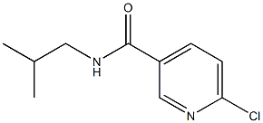 6-chloro-N-(2-methylpropyl)pyridine-3-carboxamide Struktur