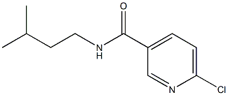 6-chloro-N-(3-methylbutyl)pyridine-3-carboxamide Struktur