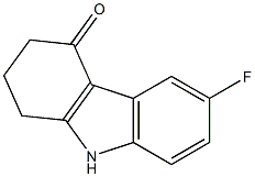 6-fluoro-2,3,4,9-tetrahydro-1H-carbazol-4-one Struktur