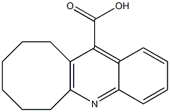 6H,7H,8H,9H,10H,11H-cycloocta[b]quinoline-12-carboxylic acid Struktur