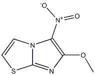 6-methoxy-5-nitroimidazo[2,1-b][1,3]thiazole Struktur