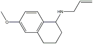 6-methoxy-N-(prop-2-en-1-yl)-1,2,3,4-tetrahydronaphthalen-1-amine Struktur