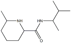 6-methyl-N-(3-methylbutan-2-yl)piperidine-2-carboxamide Struktur