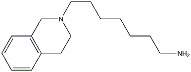 7-(1,2,3,4-tetrahydroisoquinolin-2-yl)heptan-1-amine Struktur