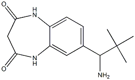 7-(1-amino-2,2-dimethylpropyl)-2,3,4,5-tetrahydro-1H-1,5-benzodiazepine-2,4-dione Struktur