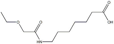 7-(2-ethoxyacetamido)heptanoic acid Struktur