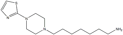 7-[4-(1,3-thiazol-2-yl)piperazin-1-yl]heptan-1-amine Struktur