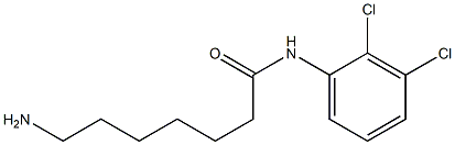 7-amino-N-(2,3-dichlorophenyl)heptanamide Struktur