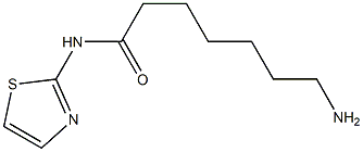 7-amino-N-1,3-thiazol-2-ylheptanamide Struktur