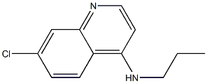 7-chloro-N-propylquinolin-4-amine Struktur