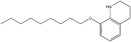 8-(nonyloxy)-1,2,3,4-tetrahydroquinoline Struktur