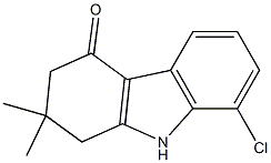 8-chloro-2,2-dimethyl-2,3,4,9-tetrahydro-1H-carbazol-4-one Struktur