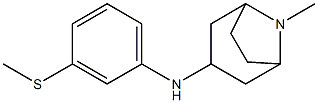 8-methyl-N-[3-(methylsulfanyl)phenyl]-8-azabicyclo[3.2.1]octan-3-amine Struktur