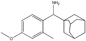 adamantan-1-yl(4-methoxy-2-methylphenyl)methanamine Struktur