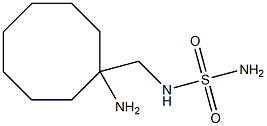 amino-N-[1-(aminomethyl)cyclooctyl]sulfonamide Struktur