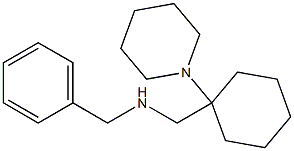 benzyl({[1-(piperidin-1-yl)cyclohexyl]methyl})amine Struktur