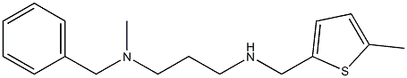 benzyl(methyl)(3-{[(5-methylthiophen-2-yl)methyl]amino}propyl)amine Struktur