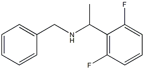 benzyl[1-(2,6-difluorophenyl)ethyl]amine Struktur