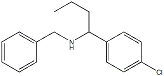 benzyl[1-(4-chlorophenyl)butyl]amine Struktur