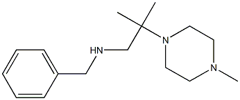 benzyl[2-methyl-2-(4-methylpiperazin-1-yl)propyl]amine Struktur