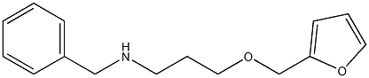 benzyl[3-(furan-2-ylmethoxy)propyl]amine Struktur